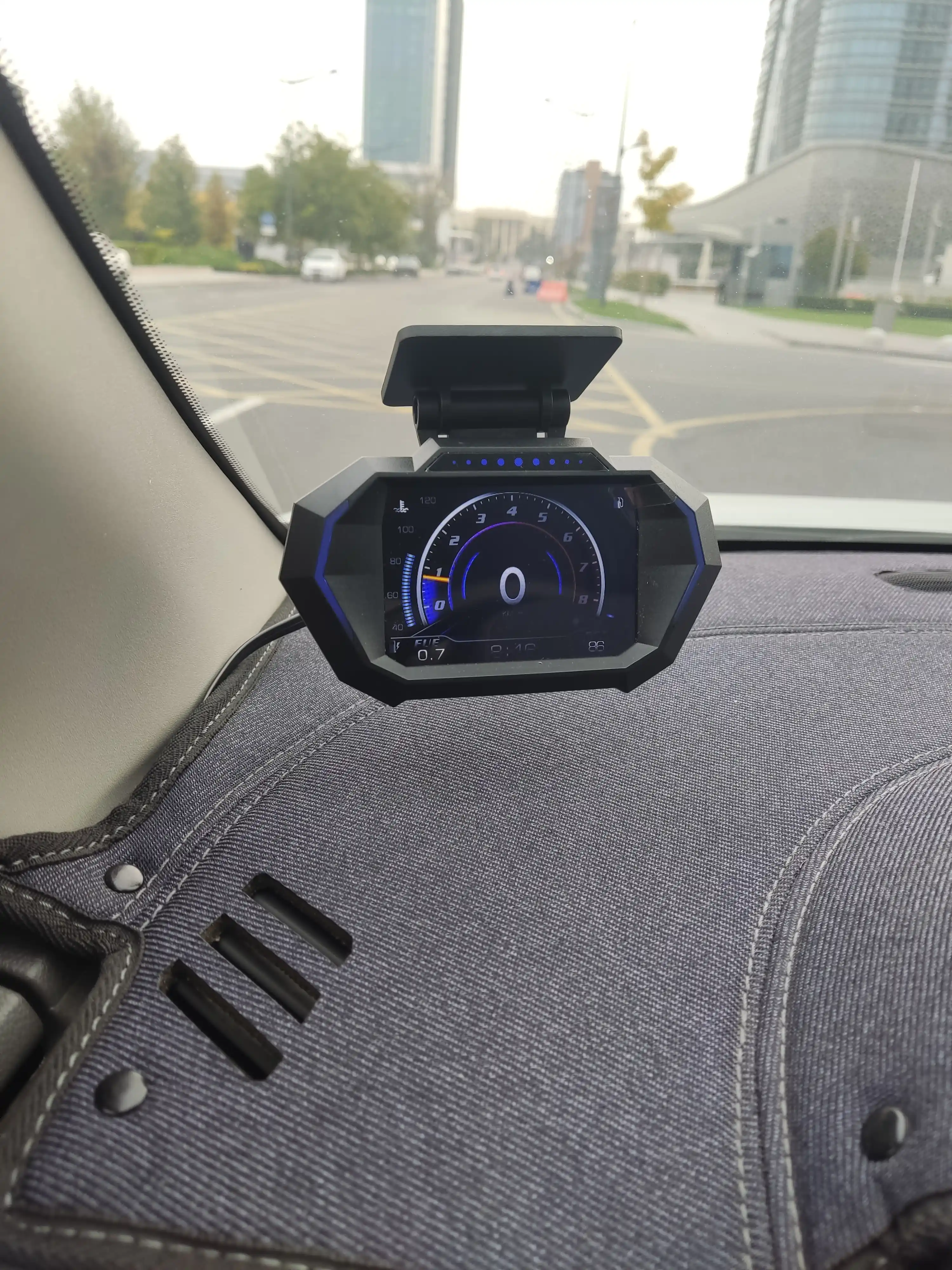Bort kompyuteri WiiYii NEWMEN HUD OBD2 GPS, tezlik o'lchagich, harorat sensori