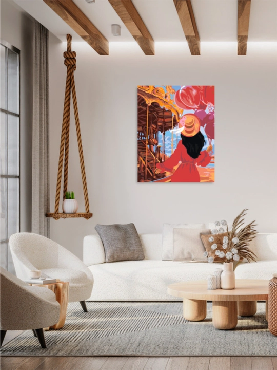 Raqamlar bo'yicha rasm chizish ARTERY "Odamlar" holstda chizmachilik, 40*50 sm