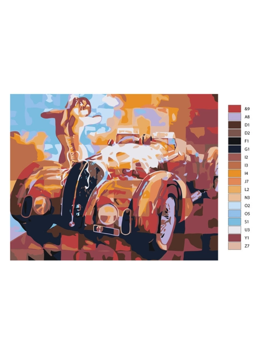 Картина, рисование по номерам ARTERY "Люди" раскраска на холсте, 40* 50 см