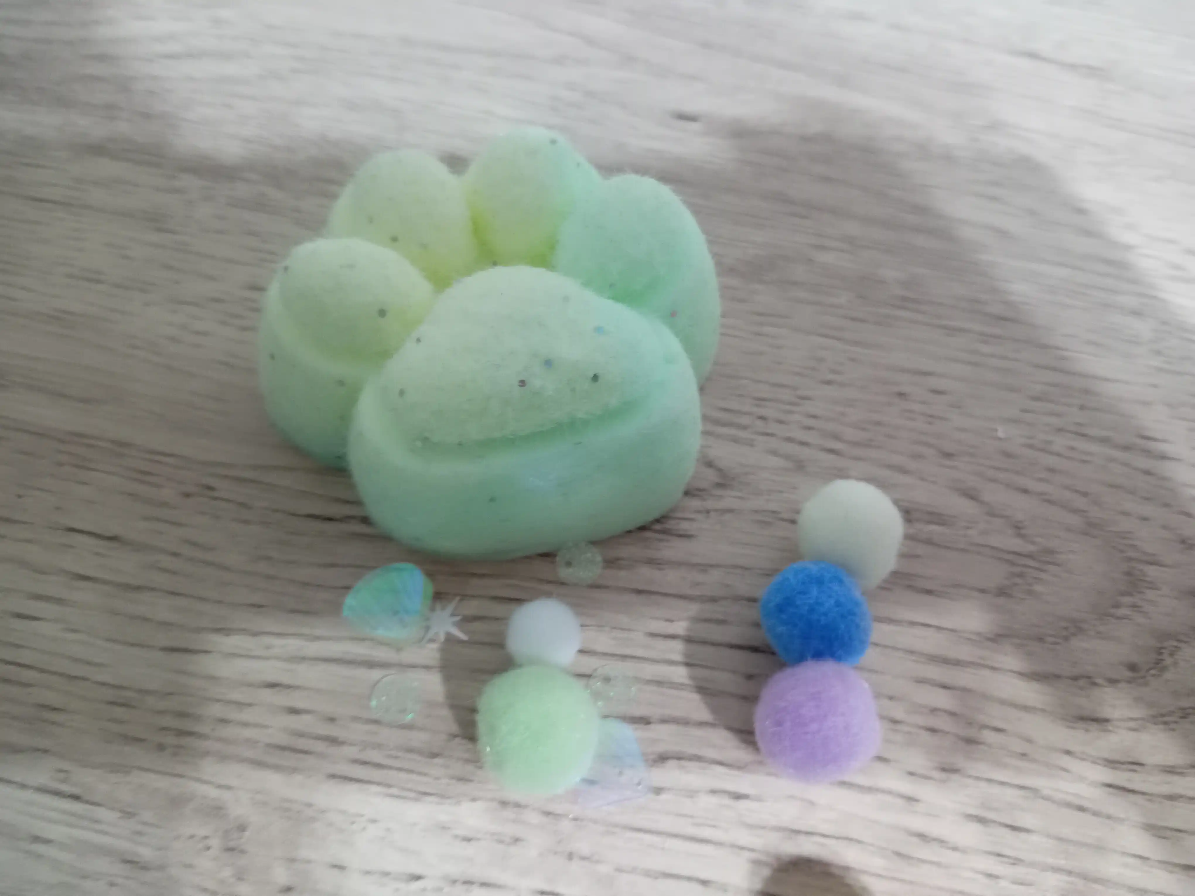 Игрушки сквиш антистресс кошачья лапка, 7 см