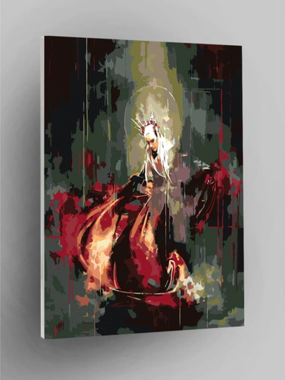 Картина, рисование по номерам ARTERY "Фильмы и сериалы" раскраска на холсте, 40 * 50 см — ARTERY-FBS33-КРЕМОВ