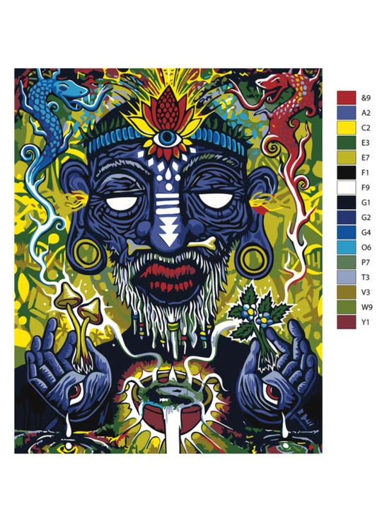 Raqamlar bo'yicha rasm chizish ARTERY "Filmlar va seriallar" holstda chizmachilik 40 * 50 sm