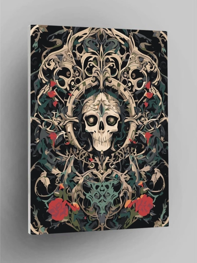 Картина, рисование по номерам ARTERY "Фэнтези" раскраска на холсте, 40* 50 см — ARTERY-FBS34-ИНДИГО