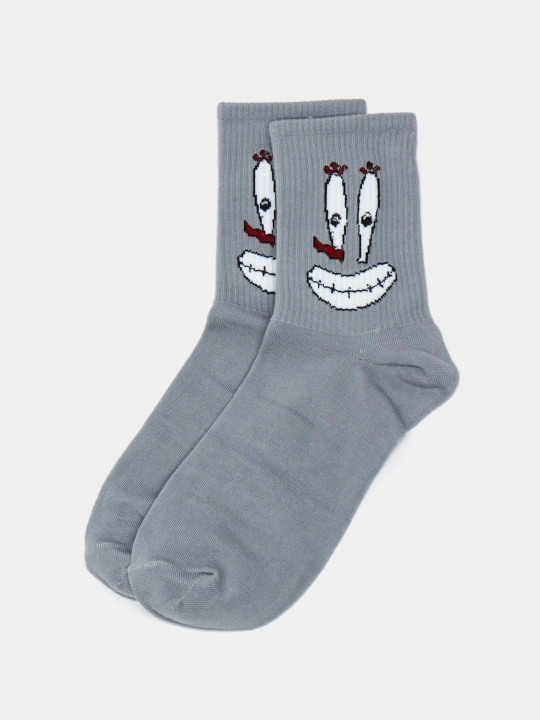 Носки длинные, спортивные, мужские и женские, "BEK MAX" с принтом, 36-42