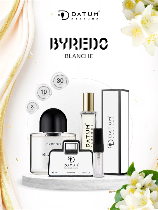 Духи женские Datum Parfume Blanche с альдегидами, розой, пионом и мускусом - 