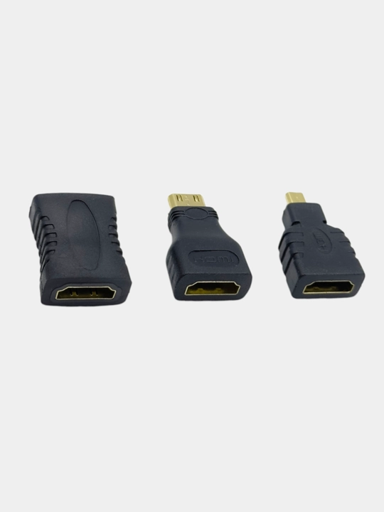 HDMI-dan mikro va mini adapterlar va ulagichlar