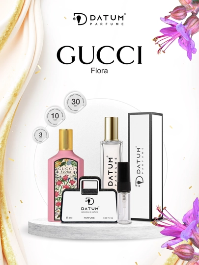 Женский парфюм Datum Parfume Flora с гарденией, мандарином и сладкими цветочными нотами
