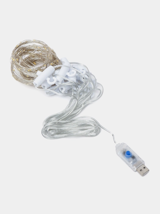 Rose" parda gulchambar, USB masofadan boshqarish pulti bilan 3 * 3