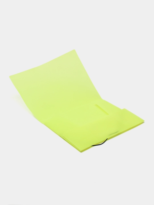 DIAMOND NEON 500 mikronli elastik qopqoqli HD plastik papka A4f - Sariq