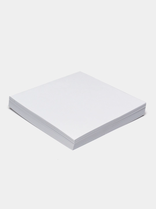 Eslatma bloki STAMM "Image", 9*9*9cm, plastik quti, oq BZ-999301/PV41