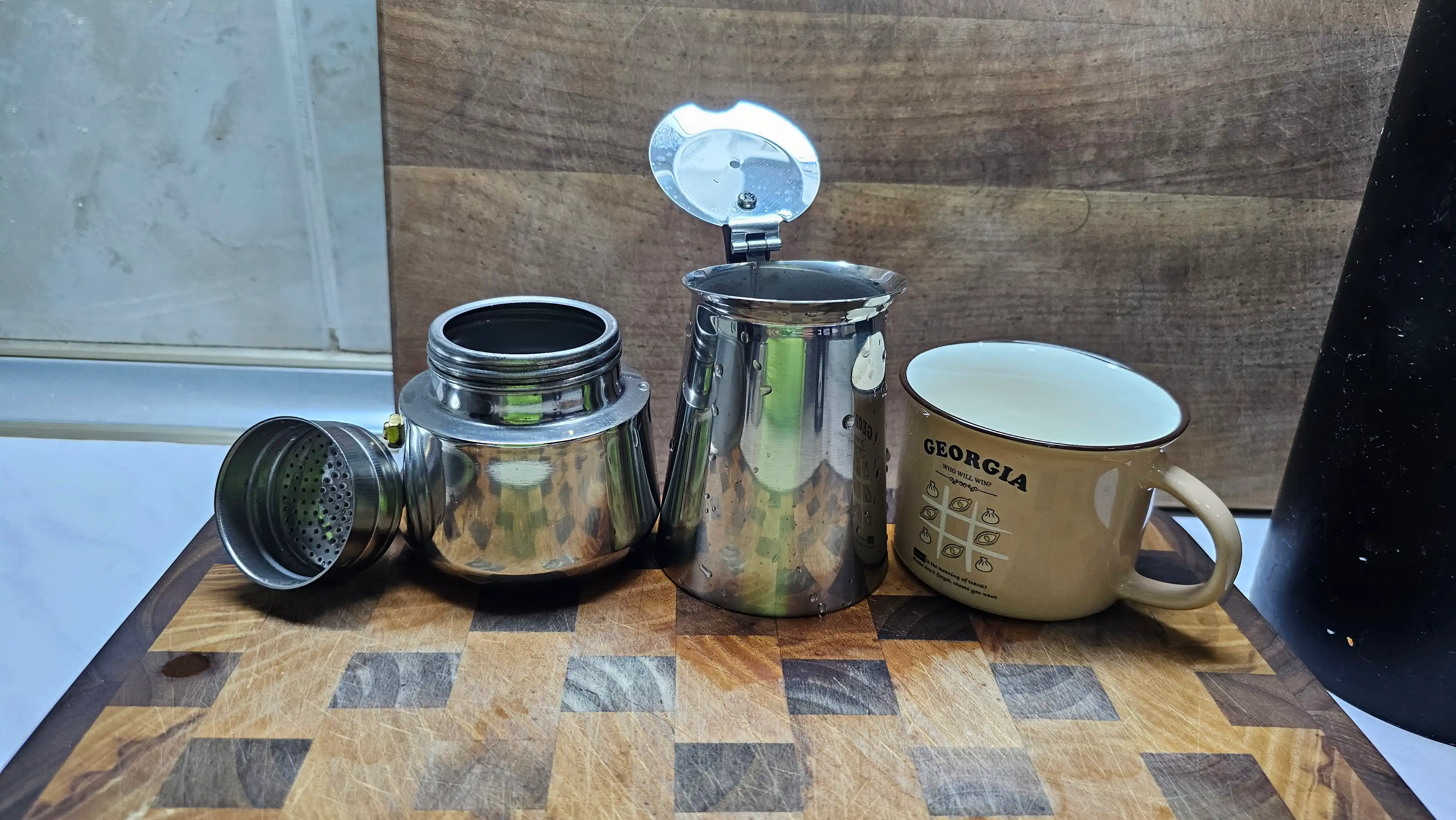 Culichefdan Geyser qahva qaynatgich induksion espresso-zanglamaydigan po'lat