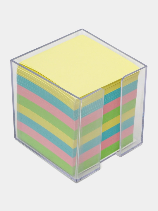 Eslatma bloki STAMM "Image", 8*8*8cm, plastik quti, rang BZ-888401