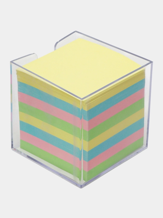 Eslatma bloki STAMM "Image", 8*8*8cm, plastik quti, rang BZ-888401