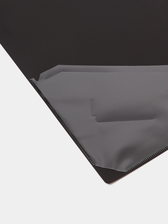 Prujinali biriktiruvchi STAMM "Standart" A4 papkasi,17mm, 700mkm, plastik, qora