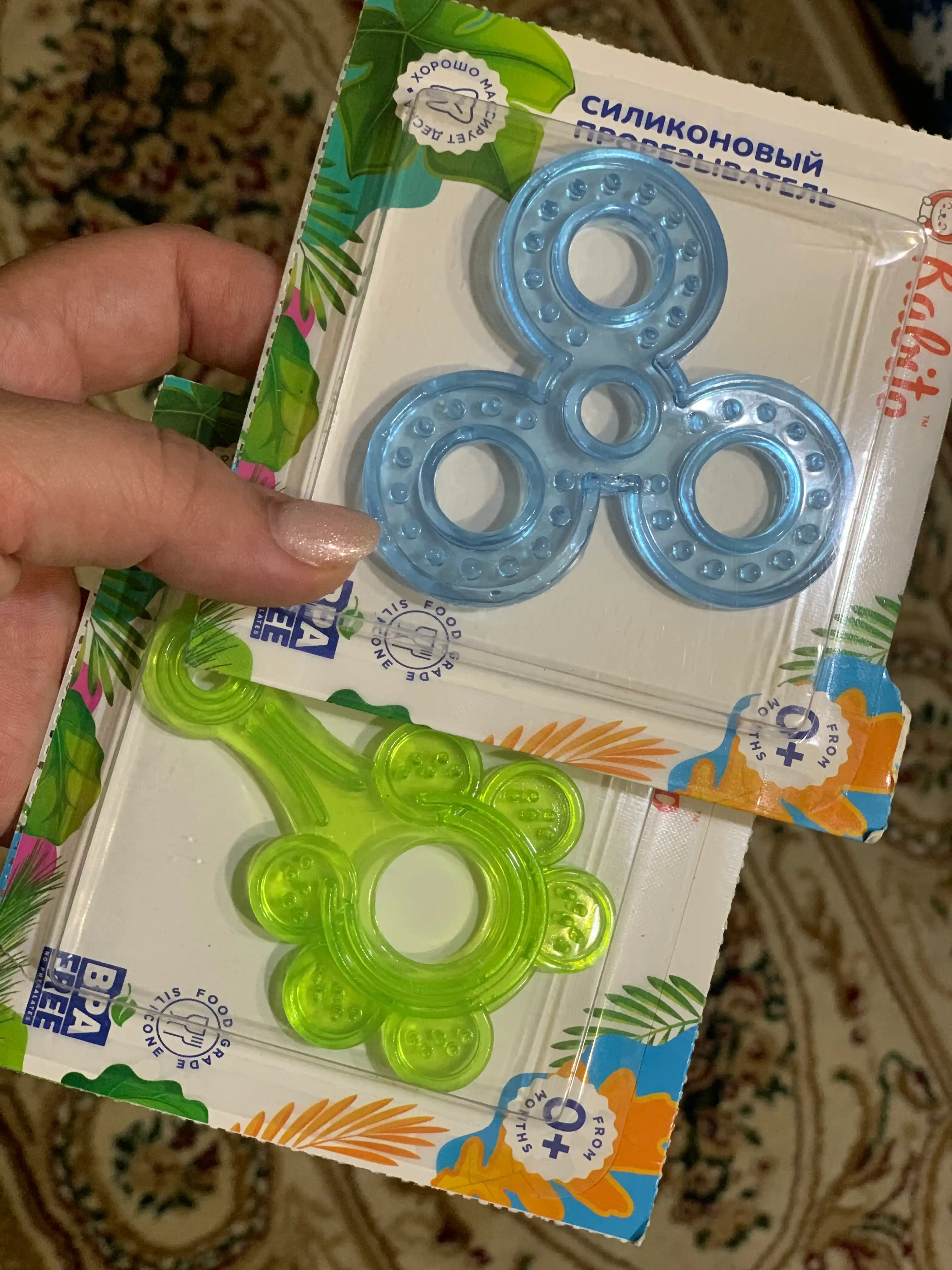 0 oydan 24 oygacha bolalar uchun tishlagich, yumshoq, silikon