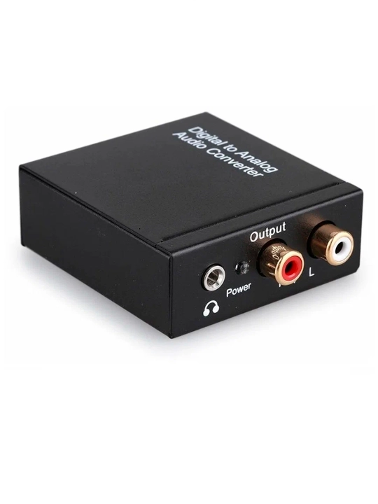 Raqamli analog audio konvertor optika SPDIF Toslink Coaxial Digital RCA lolalar aux 3.5 - 