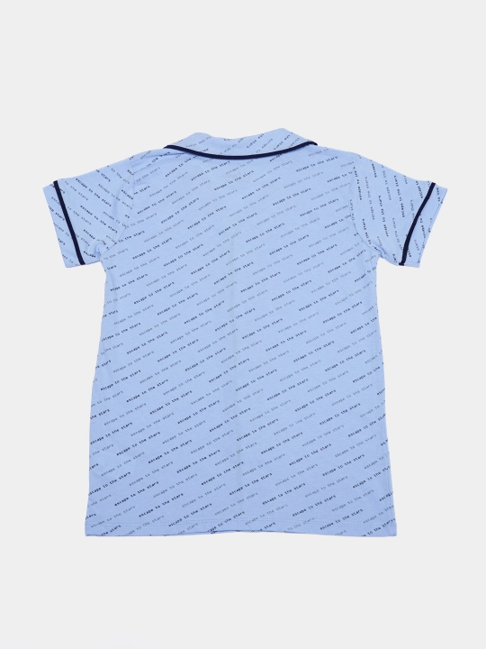 Ikki qismli pijama to'plami, shim va futbolka