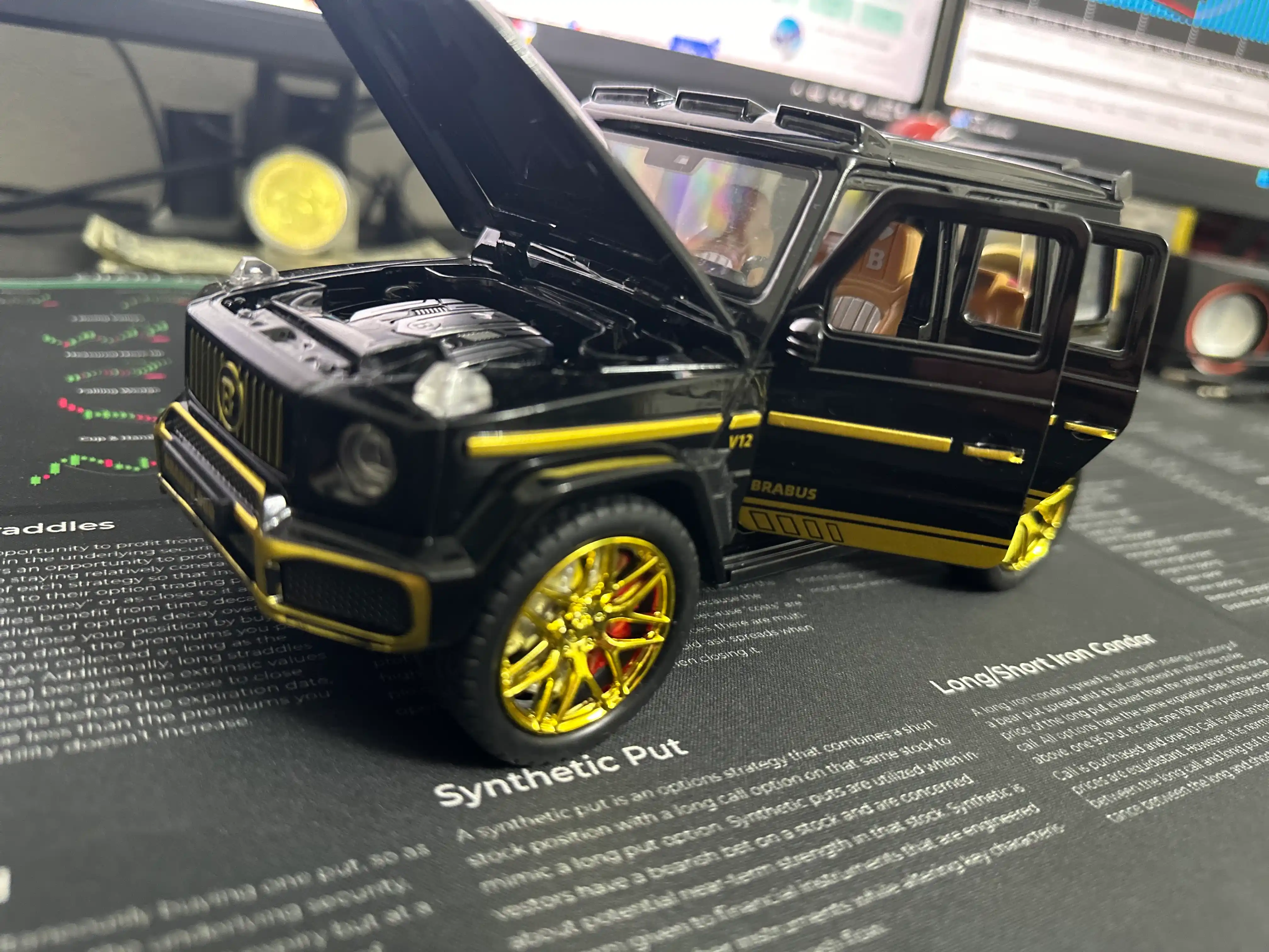 Metall o'yinchoq avtomobil Mercedes, Gelik, bolalar uchun