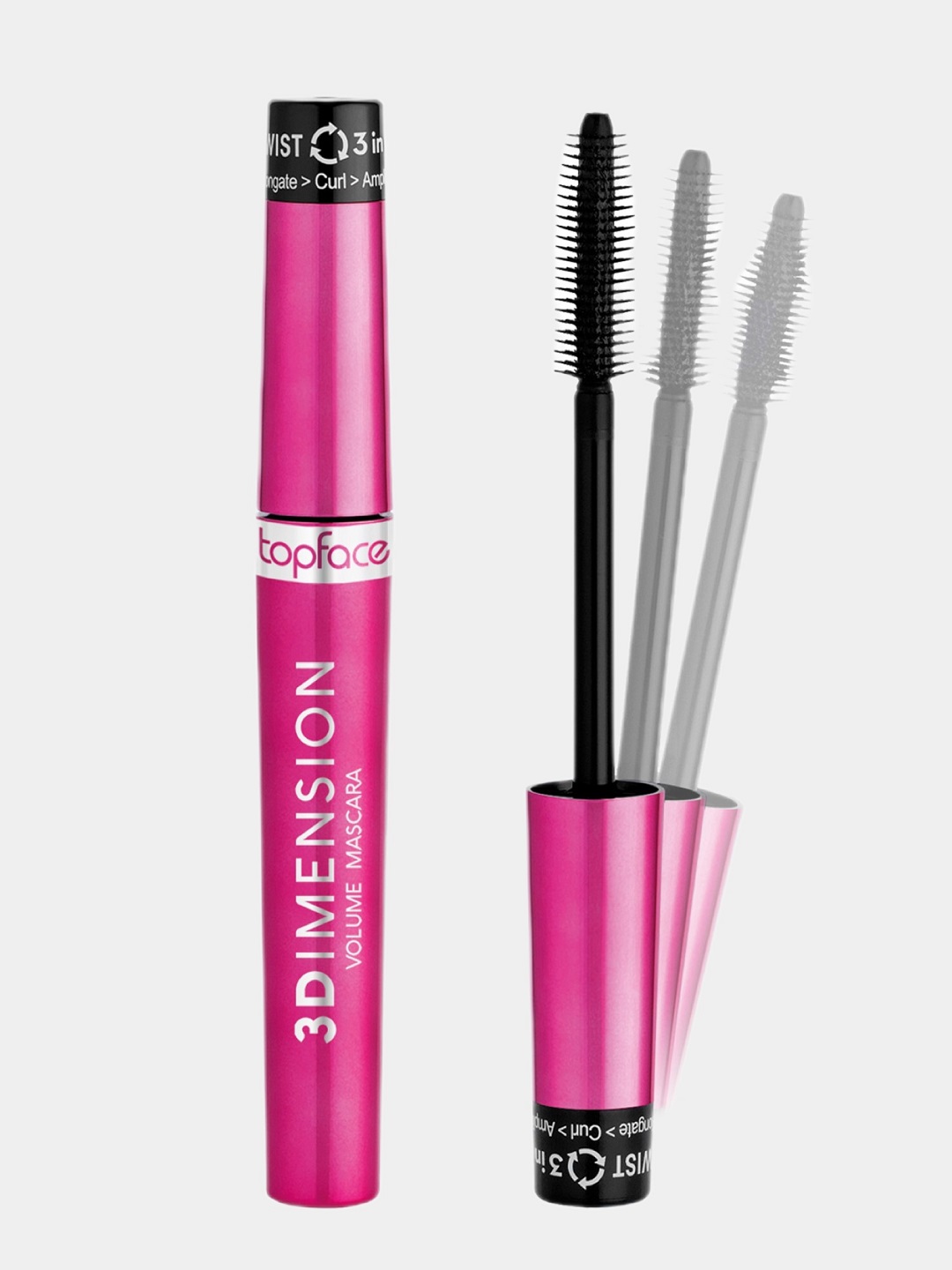 Topface PT314 Kipriklar uchun tush 3D Volume Mascara