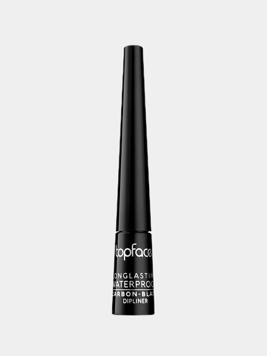 Topface PT406 Подводка для глаз Carbon Black Shine - 