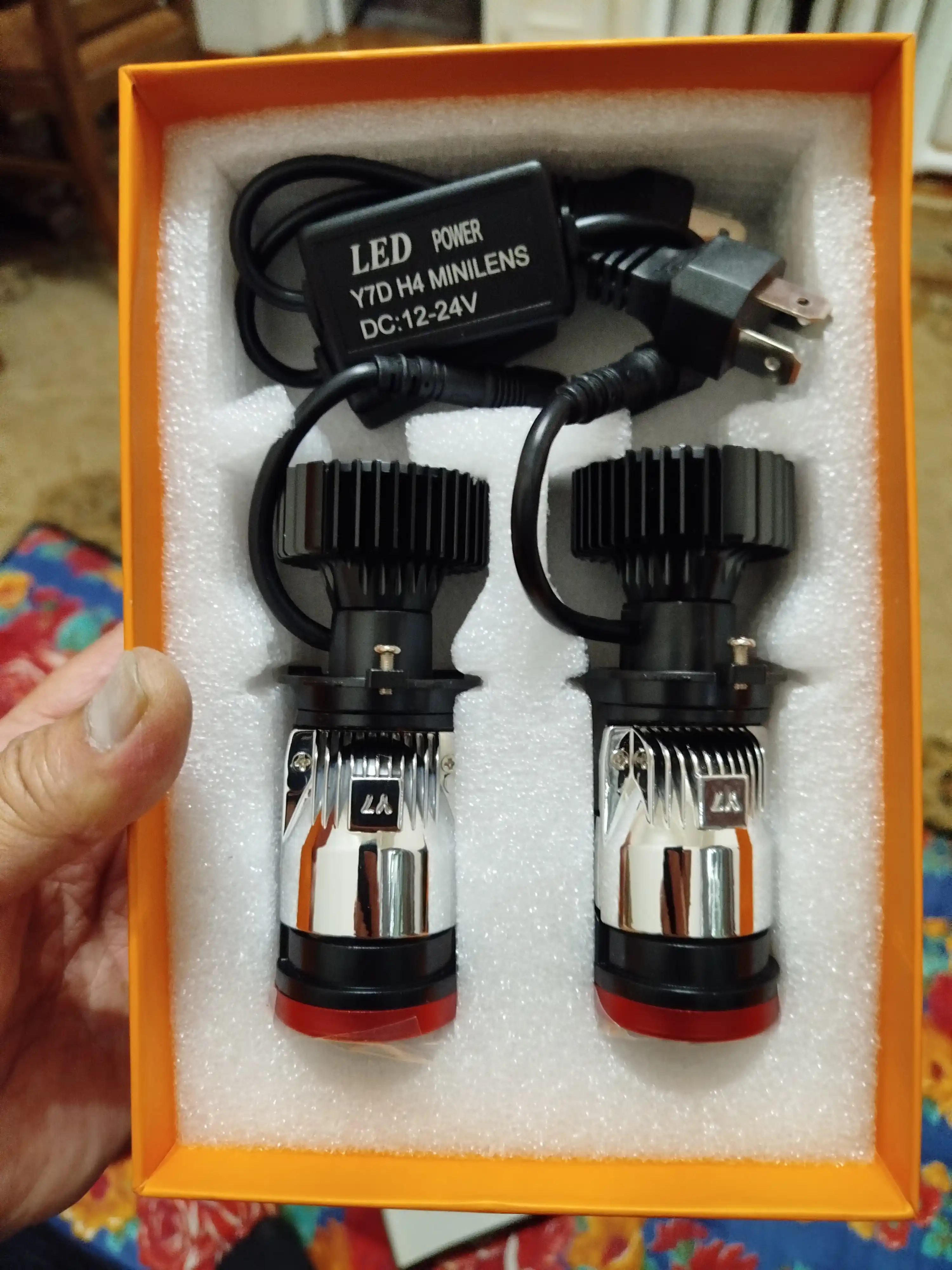 Svetodiodli lampalar H4, Y7 mini Led linzali аvtomobil uchun Cobalt, Gentra, Nexia 3 Spark