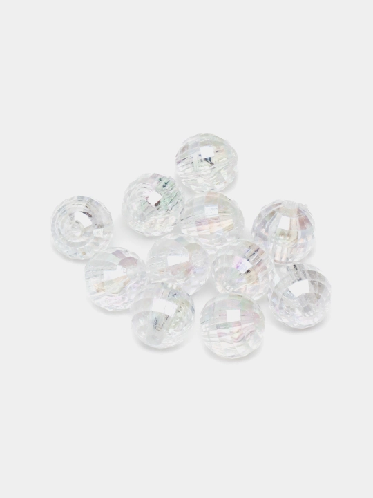 Sumka to'qish uchun xrustal munchoqlar, 10 mm, 500 g