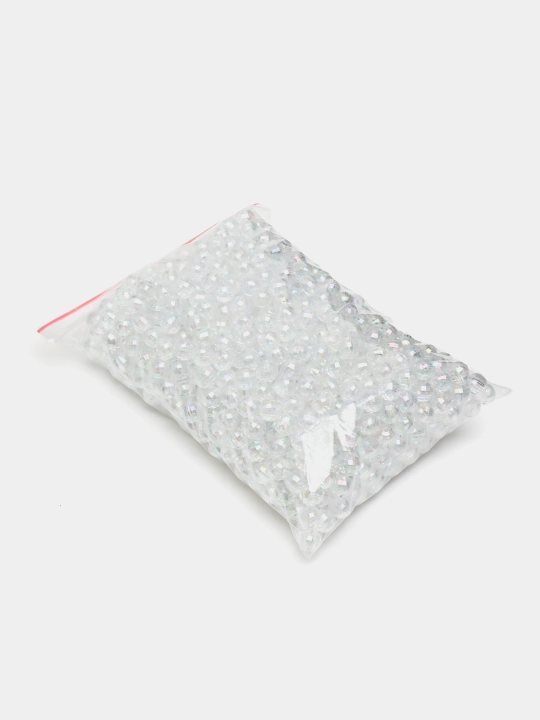 Sumka to'qish uchun xrustal munchoqlar, 10 mm, 500 g