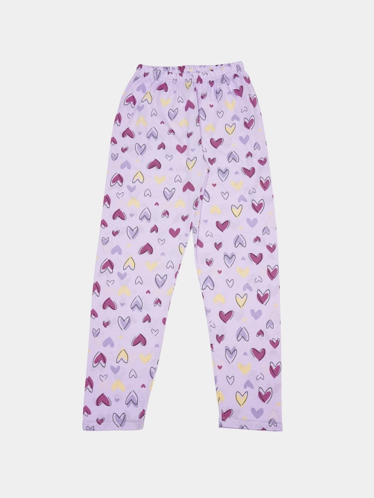 Ikki qismli pijama, shim va futbolka to'plami
