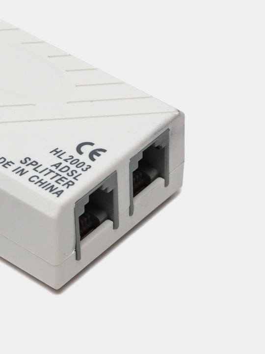 Uy telefoni va ADSL-modem uchun adapter, telefon qutisi