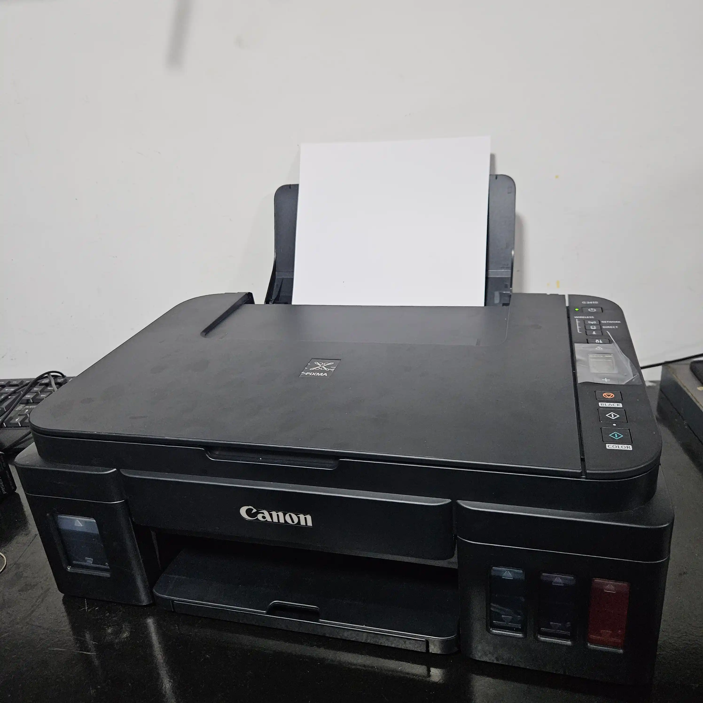 Цветной принтер Canon PIXMA G3410, 3 в 1, с поддержкой Wi-Fi, сканер и печать, МФУ