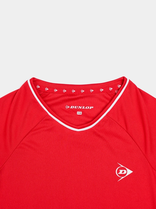 Теннисная футболка для девочек Dunlop Club Girls Crew Tee