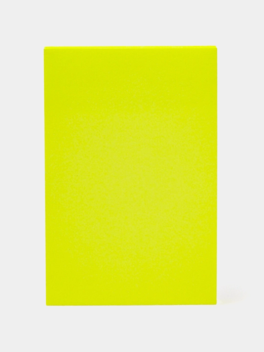 Eslatma qog'ozi Hatber NEON, 100 varaq, 76x51 mm, yopishtiruvchi qirrali,  sariq