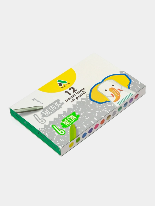 Adel pastel qalamlari, 12 ta rang