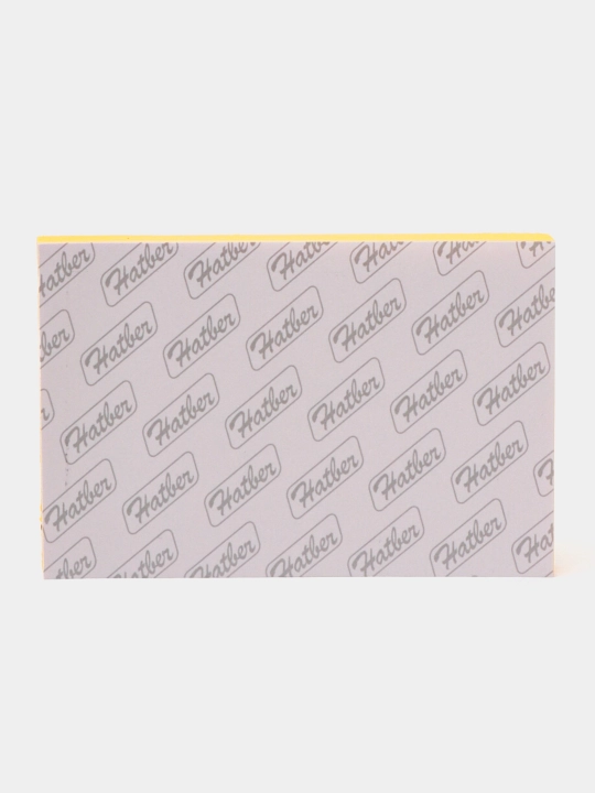 Hatber NEON Eslatma qog'ozi, 100 varaq 76x51 mm, yopishtiruvchi qirrali, to'q sariq