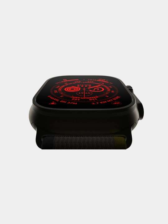 Умные часы Apple Watch Ultra 2 2024 GPS, Cellular 49mm черный титановый корпус, ремешки черный, океан