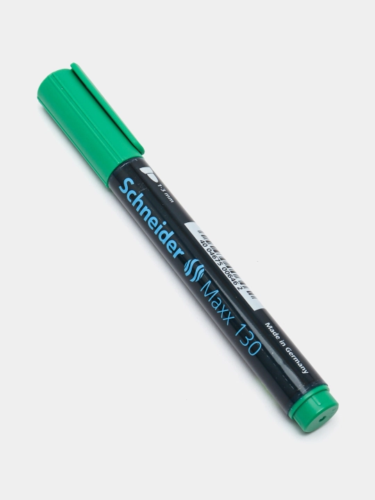 Маркер перманентный Schneider 130, 1-3mm/зел - 