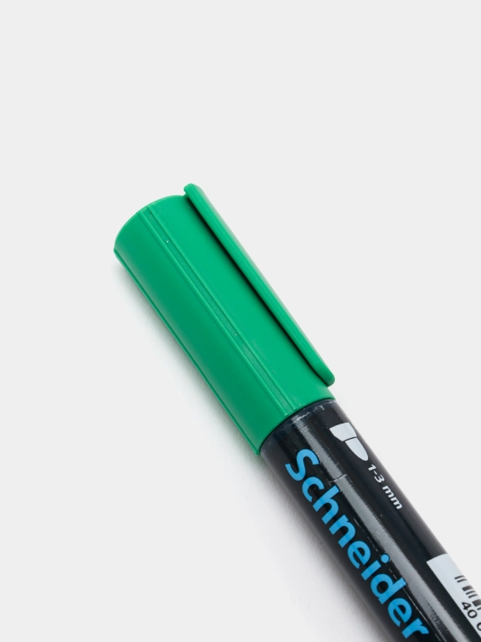 Маркер перманентный Schneider 130, 1-3mm/зел