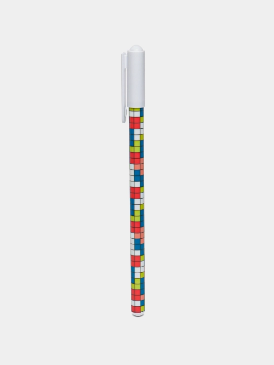 Hatber Cubes sharikli ruchkasi, ko‘k, 0,7 mm, moyli siyoh