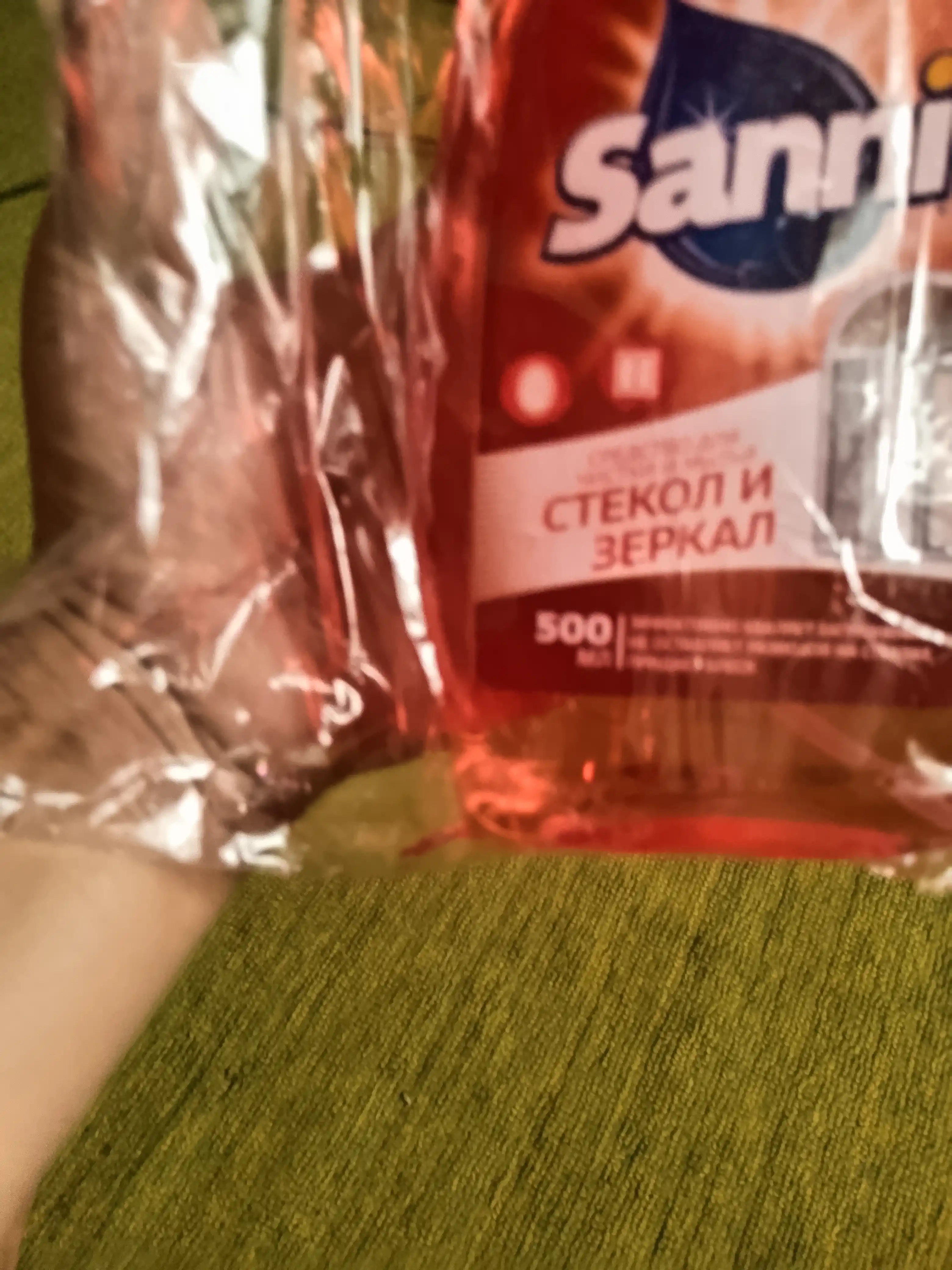 Средство для стекол и зеркал Sanni Glass Cleaner Red 500 мл