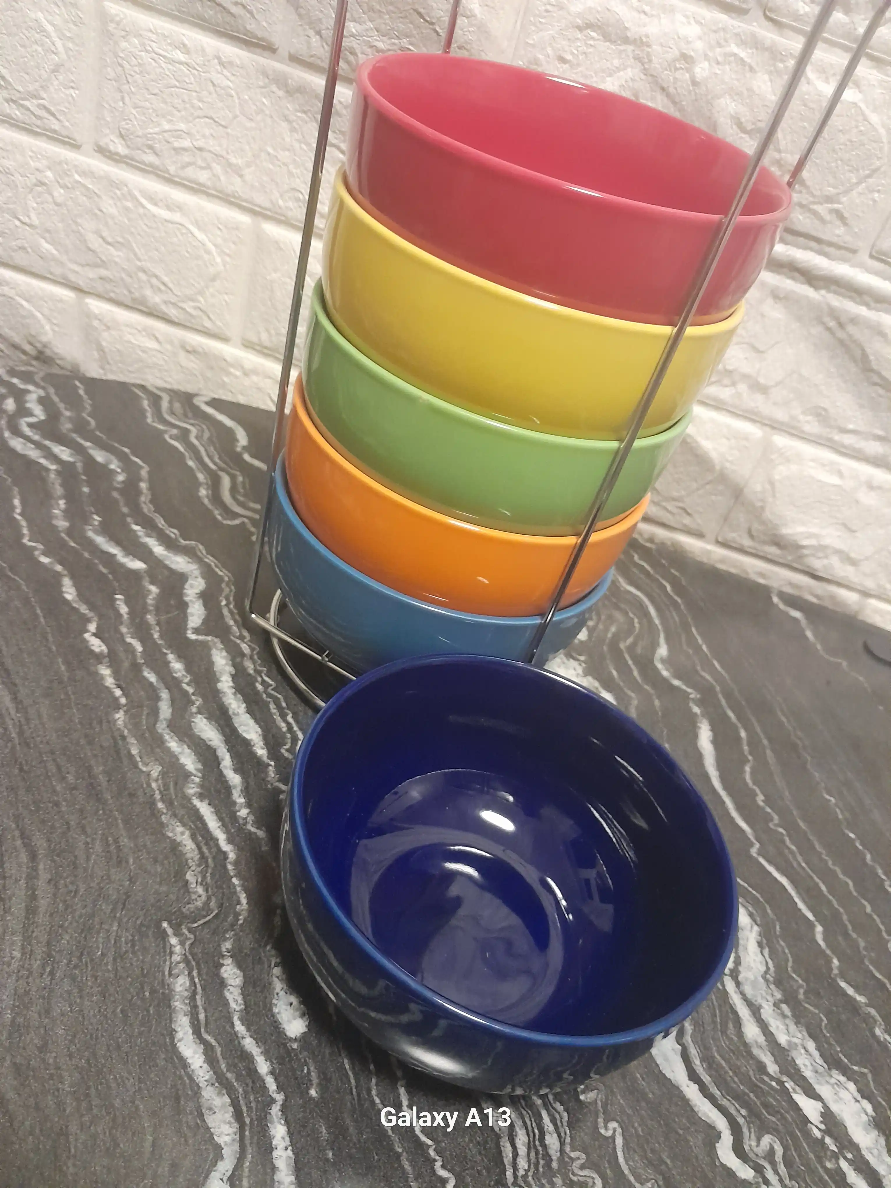 Stendli ko'p rangli kosalar to'plami, 500 ml, 6 dona