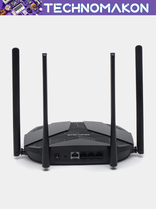 Ikki tarmoqli Gigabitli Wi-Fi router Mercusys MR70X AX1800, Wi-Fi 6