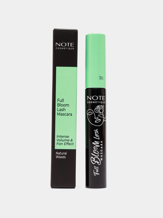 Note Full Bloom Lash Mascara 9 ml kipriklar uchun tush hajm, qalinlik va ajratish uchun