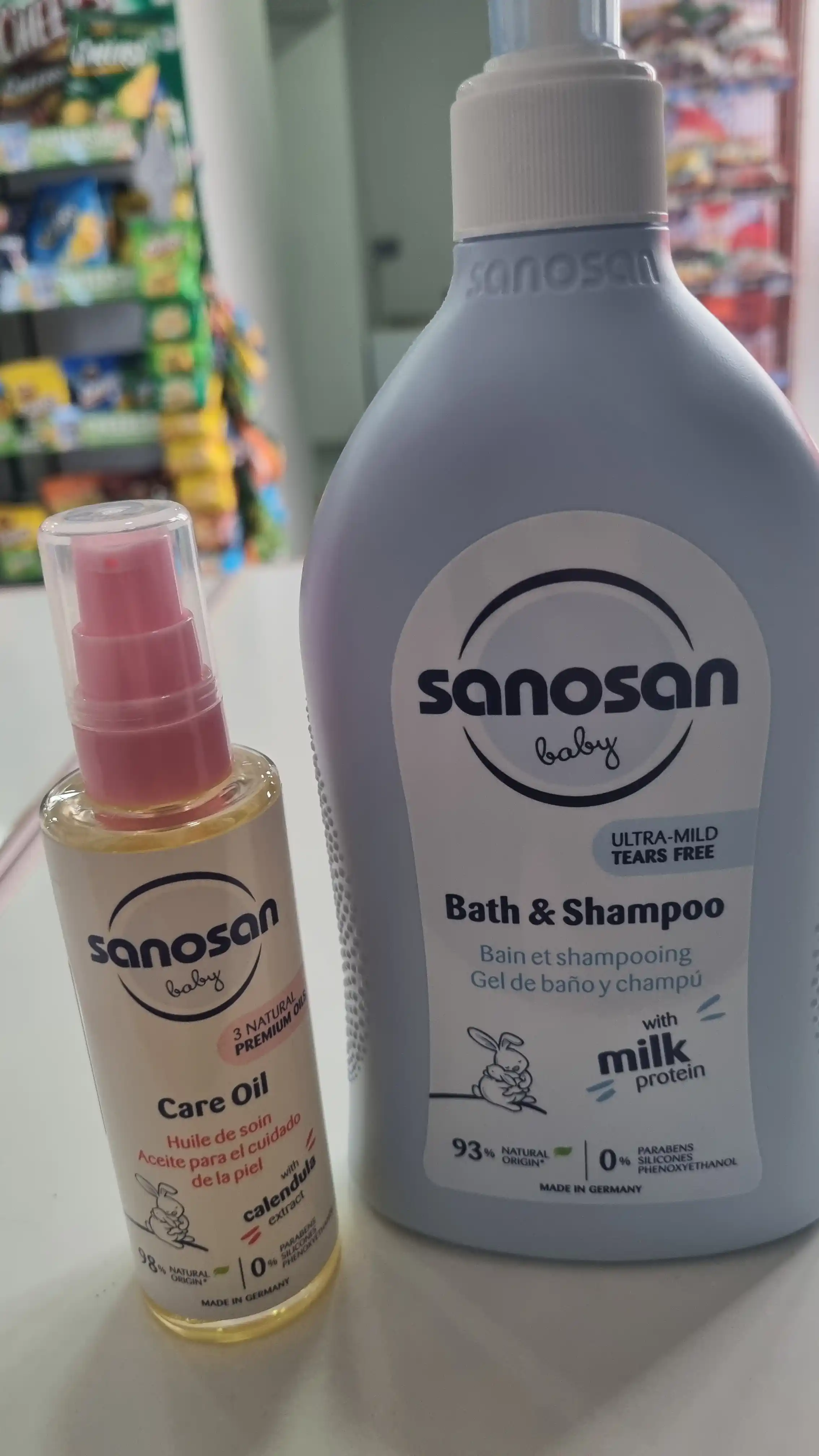 Мassaj yog'i Sanosan Baby 0 m+, 100 ml