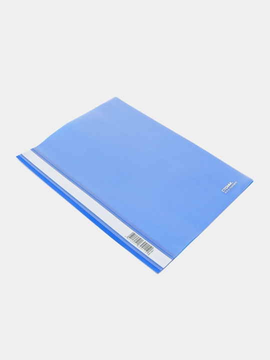 Plastik papka. STAMM A4, 180 mikron, ko'k va shaffof MM-30911 minish
