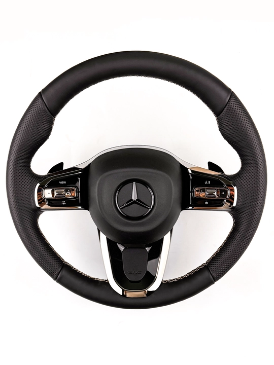 Руль для всех автомобилей, кожаный, с лепестками Spark, Damas, Nexia 1 2 3, Gentra,Lacetti