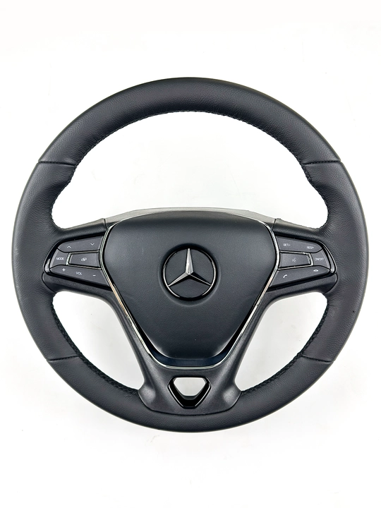 Руль для всех автомобилей, кожаный, универсальный, Spark, Damas, Nexia 1, 2, 3, Gentra, Lacetti