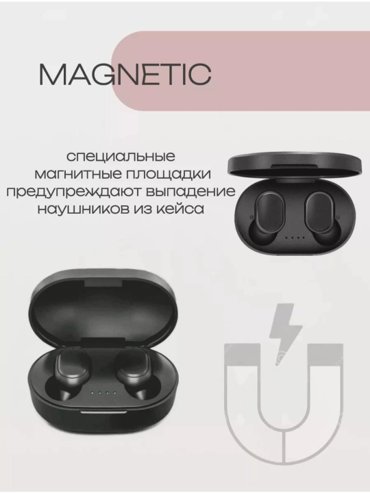 Simsiz quloqchinlar AirDots 2, iOS, Android uchun, bluetooth