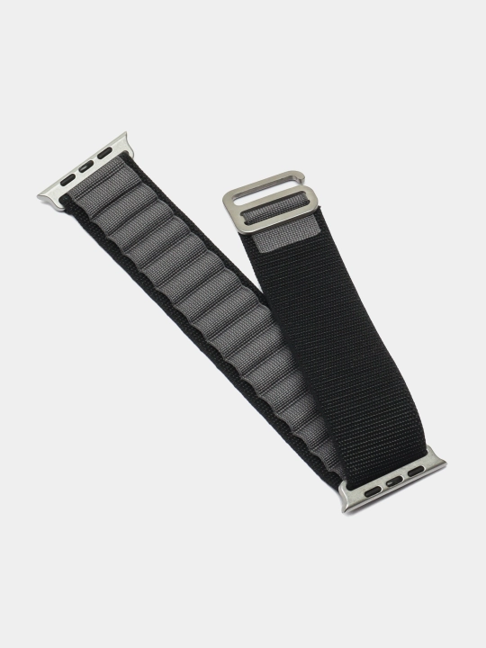 Ремешок нейлоновый для Apple Watch 3,4,5,6,7,8,9,10,11,SE и Ultra, размер 42-44-45-49 мм