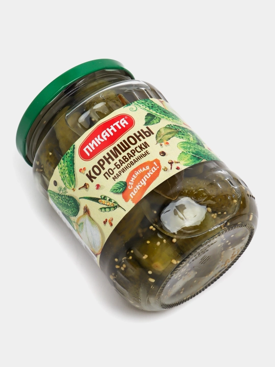 Kornishonlar Пиканта, Bavariyada, 700 g