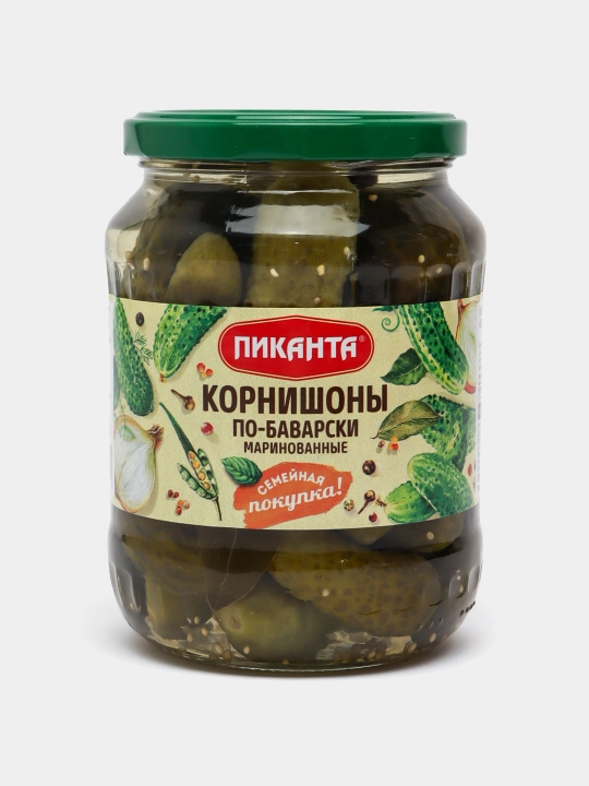 Kornishonlar Пиканта, Bavariyada, 700 g - 